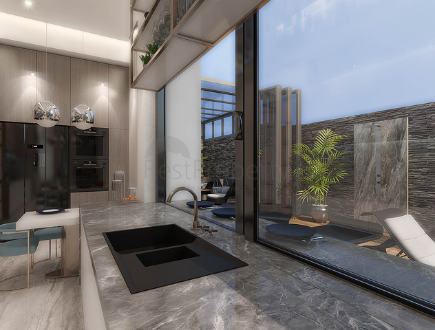 Виллы планировки 5+2 в районе Дошемеалты - Анталия 