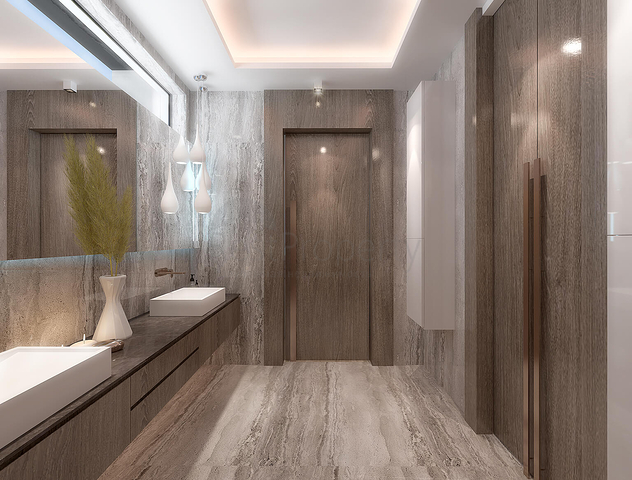 Виллы планировки 5+2 в районе Дошемеалты - Анталия 