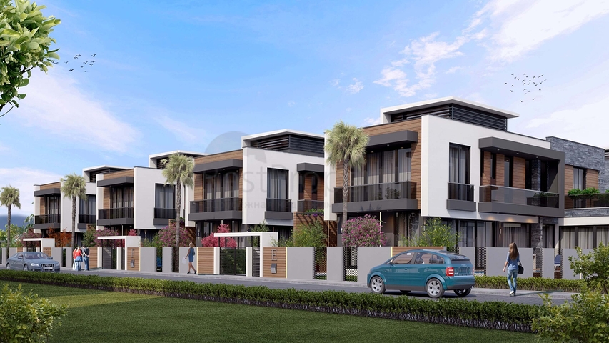 Виллы планировки 5+2 в районе Дошемеалты - Анталия 