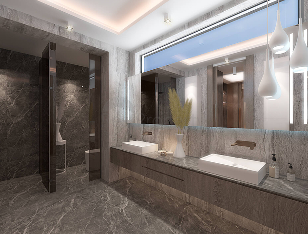 Виллы планировки 5+2 в районе Дошемеалты - Анталия 