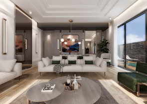 Виллы планировки 5+2 в районе Дошемеалты - Анталия 