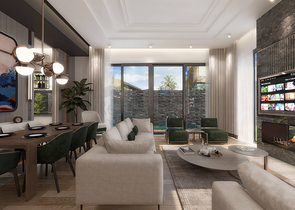 Виллы планировки 5+2 в районе Дошемеалты - Анталия 