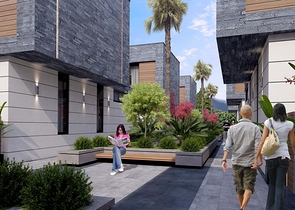 Виллы планировки 5+2 в районе Дошемеалты - Анталия 