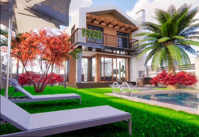 Просторные виллы планировки 4+1 в районе Дошемеалты - Анталия 