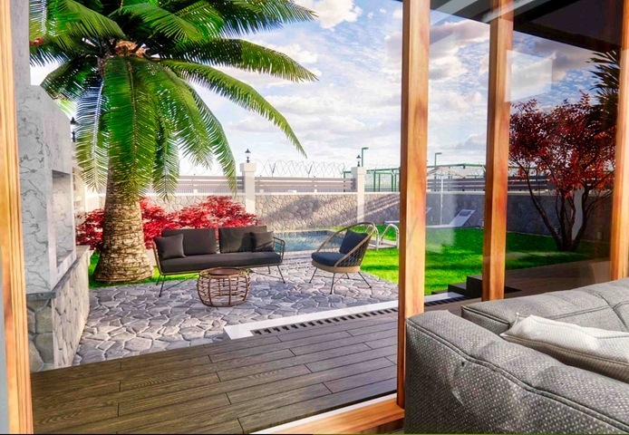 Просторные виллы планировки 4+1 в районе Дошемеалты - Анталия 