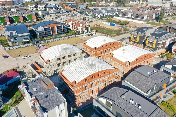 Вилла планировки 7+1 в микрорайоне Моллаюсуф - Анталия 