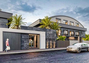 Вилла планировки 7+1 в микрорайоне Моллаюсуф - Анталия 