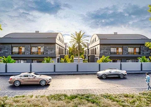 Вилла планировки 7+1 в микрорайоне Моллаюсуф - Анталия 