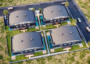 Вилла планировки 7+1 в микрорайоне Моллаюсуф - Анталия 