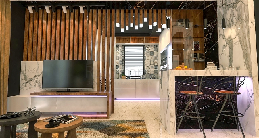 Квартиры планировки 4+1 в микрорайоне Хурма - Анталия