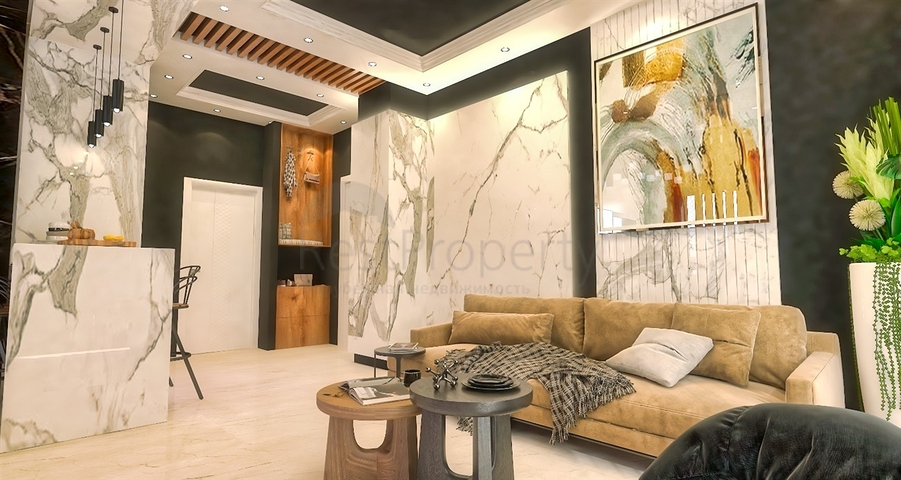 Квартиры планировки 4+1 в микрорайоне Хурма - Анталия