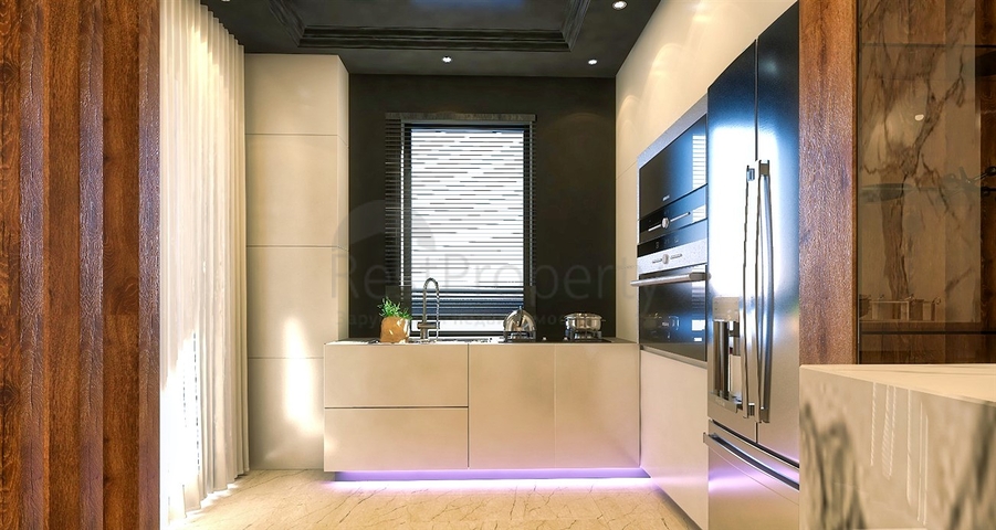 Квартиры планировки 4+1 в микрорайоне Хурма - Анталия