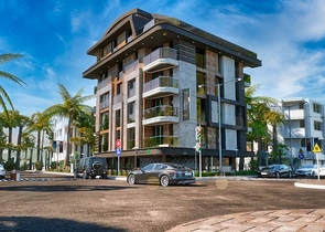 Квартиры планировки 4+1 в микрорайоне Хурма - Анталия