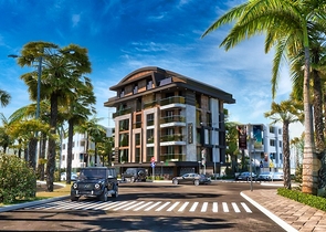 Квартиры планировки 4+1 в микрорайоне Хурма - Анталия