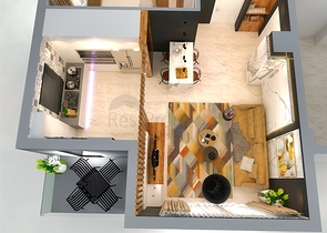 Квартиры планировки 4+1 в микрорайоне Хурма - Анталия