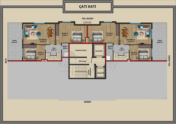 Инвестиционный проект в центре города Анталия 