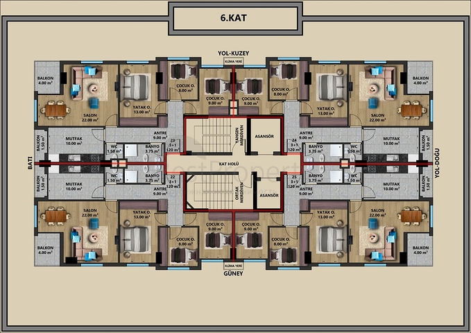 Инвестиционный проект в центре города Анталия 