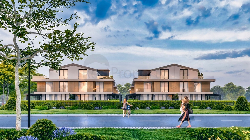 Виллы планировки 6+2 в районе Алтынташ - Анталия 