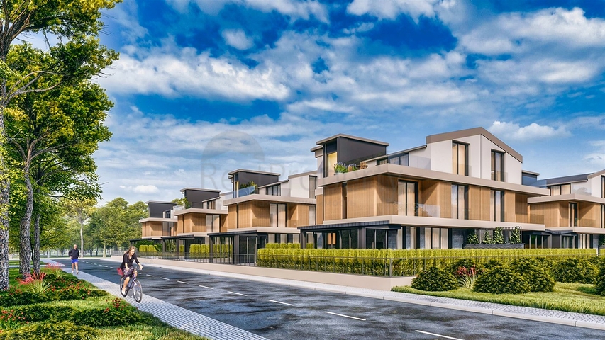 Виллы планировки 6+2 в районе Алтынташ - Анталия 