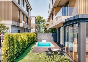 Виллы планировки 6+2 в районе Алтынташ - Анталия 