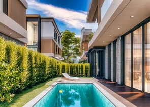 Виллы планировки 6+2 в районе Алтынташ - Анталия 