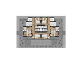 Виллы планировки 6+2 в районе Алтынташ - Анталия 