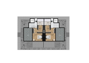 Виллы планировки 6+2 в районе Алтынташ - Анталия 