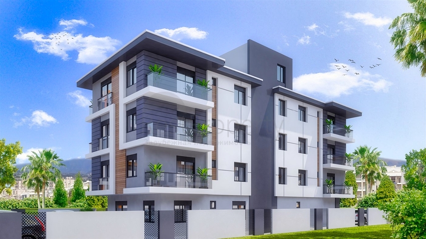 Квартиры планировки 2+1 в районе Кепез - Анталия 