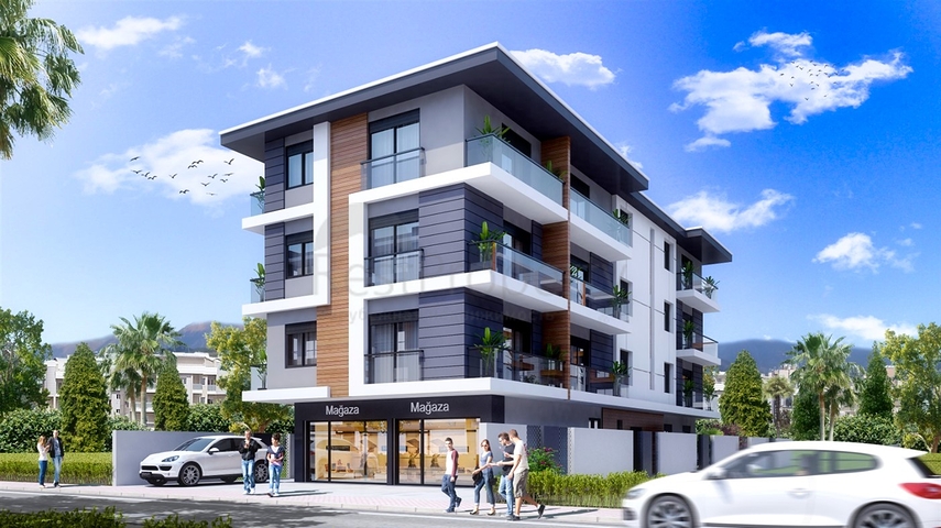 Квартиры планировки 2+1 в районе Кепез - Анталия 