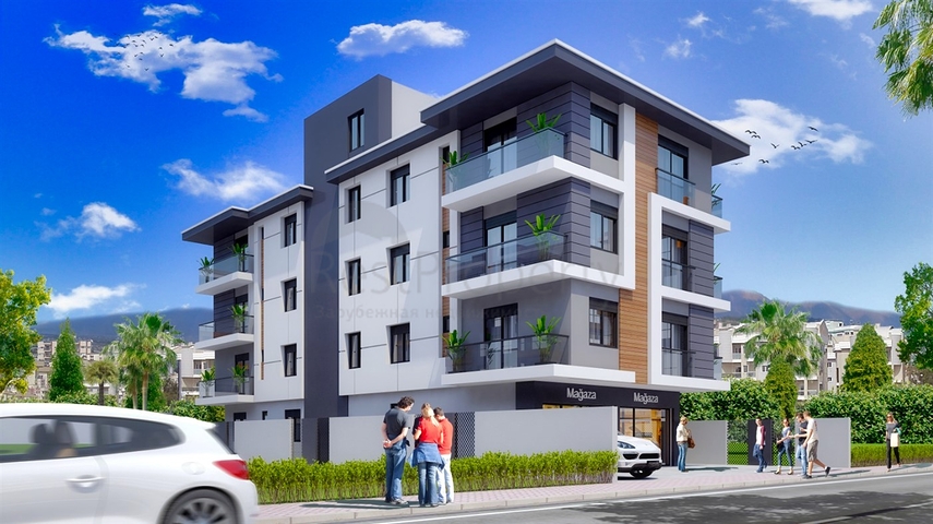 Квартиры планировки 2+1 в районе Кепез - Анталия 
