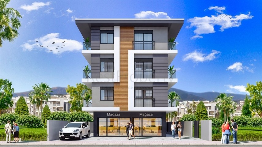 Квартиры планировки 2+1 в районе Кепез - Анталия 