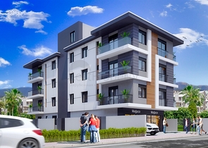 Квартиры планировки 2+1 в районе Кепез - Анталия 