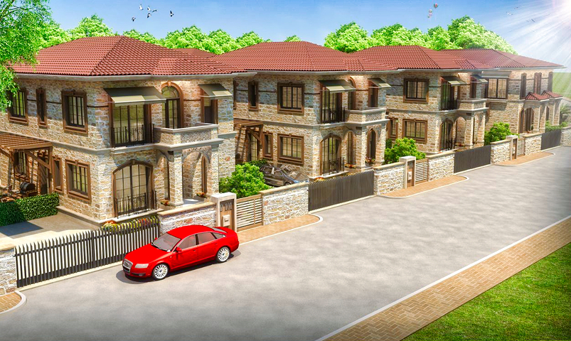 Виллы планировки 4+1 в районе Дошемеалты - Анталия 