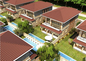 Виллы планировки 4+1 в районе Дошемеалты - Анталия 