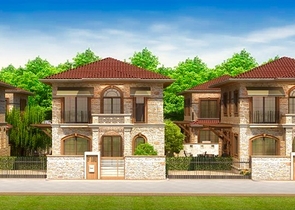 Виллы планировки 4+1 в районе Дошемеалты - Анталия 