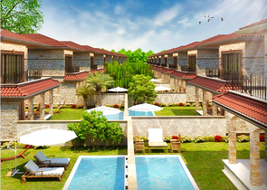 Виллы планировки 4+1 в районе Дошемеалты - Анталия 