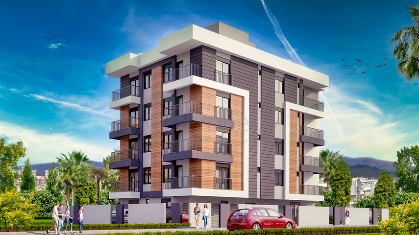 Квартиры планировки 1+1  в микрорайоне Кызыларык - Анталия 