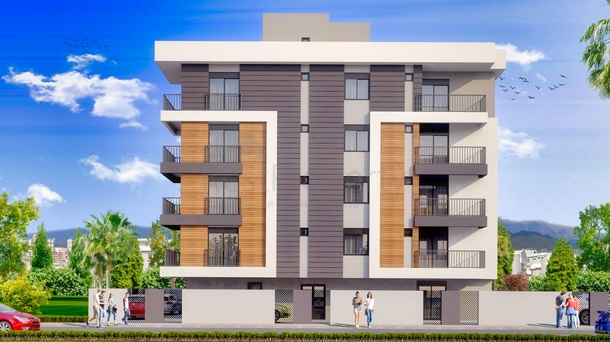 Квартиры планировки 1+1  в микрорайоне Кызыларык - Анталия 