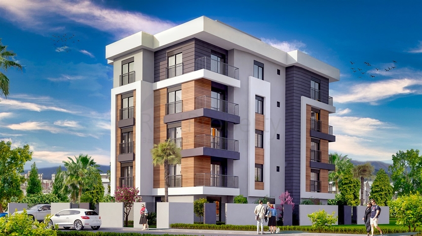 Квартиры планировки 1+1  в микрорайоне Кызыларык - Анталия 