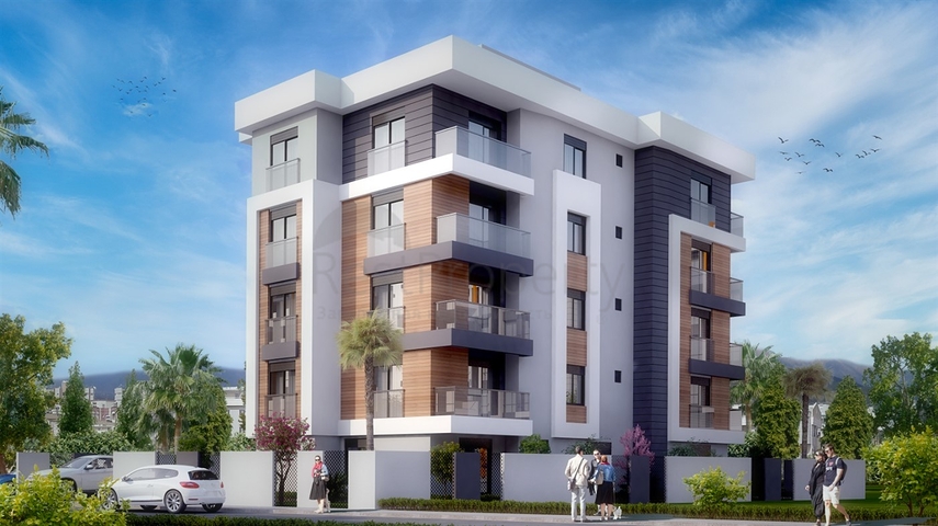 Квартиры планировки 1+1  в микрорайоне Кызыларык - Анталия 