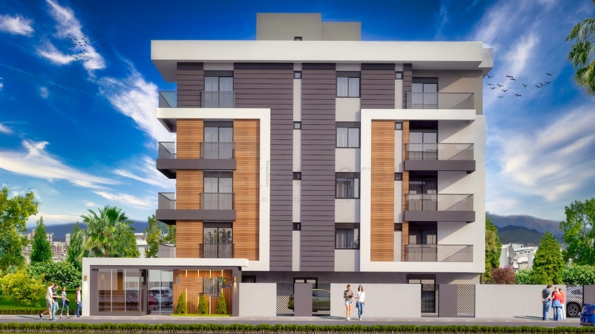 Квартиры планировки 1+1  в микрорайоне Кызыларык - Анталия 