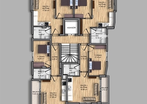 Квартиры планировки 1+1  в микрорайоне Кызыларык - Анталия 