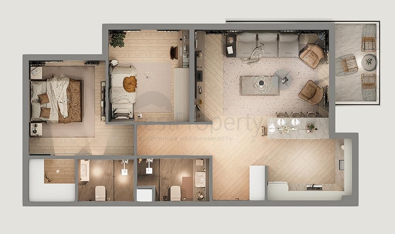 Инвестиционный проект в микрорайоне Алтынташ - Анталия  