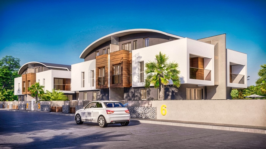 Виллы в комплексе,планировки 5+1 в районе Дошемеалты - Анталия 