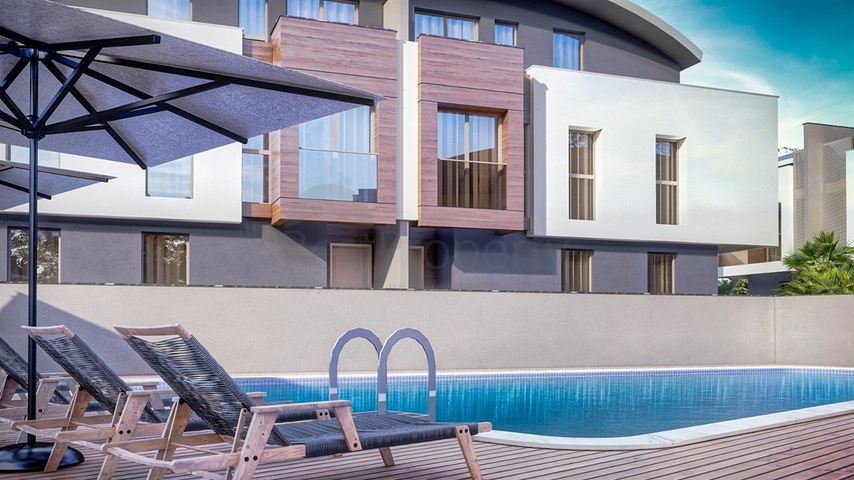 Виллы в комплексе,планировки 5+1 в районе Дошемеалты - Анталия 