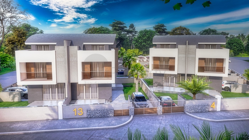 Виллы в комплексе,планировки 5+1 в районе Дошемеалты - Анталия 