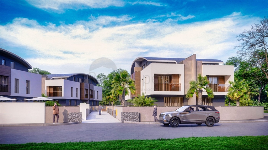 Виллы в комплексе,планировки 5+1 в районе Дошемеалты - Анталия 