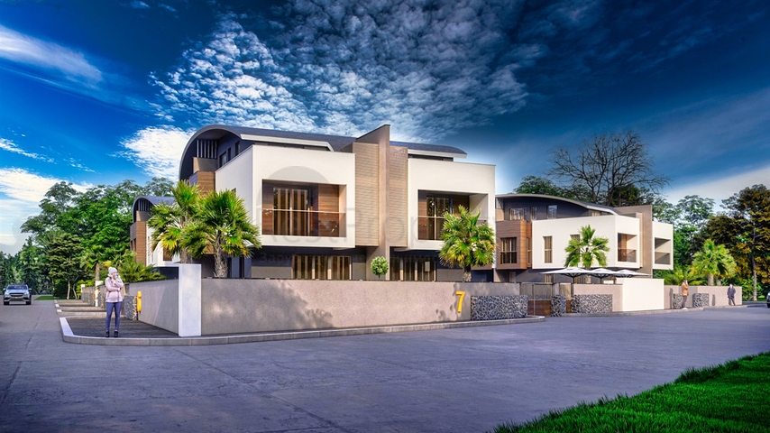 Виллы в комплексе,планировки 5+1 в районе Дошемеалты - Анталия 