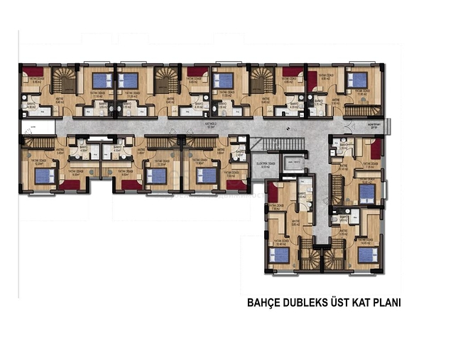 Квартиры планировки 2+1, 3+1 и 4+1 в районе Коньяалты - Анталия 