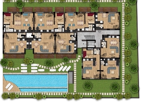 Квартиры планировки 2+1, 3+1 и 4+1 в районе Коньяалты - Анталия 